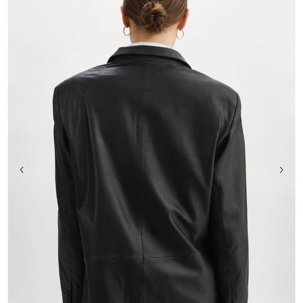 SEXY buttery soft Felina Classic Black Leather Jacket - Picture 6 of 8